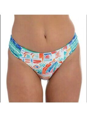 La Blanca Bikini Bottom Reversible Swimsuit Womens 16 Beach Pool Swimming